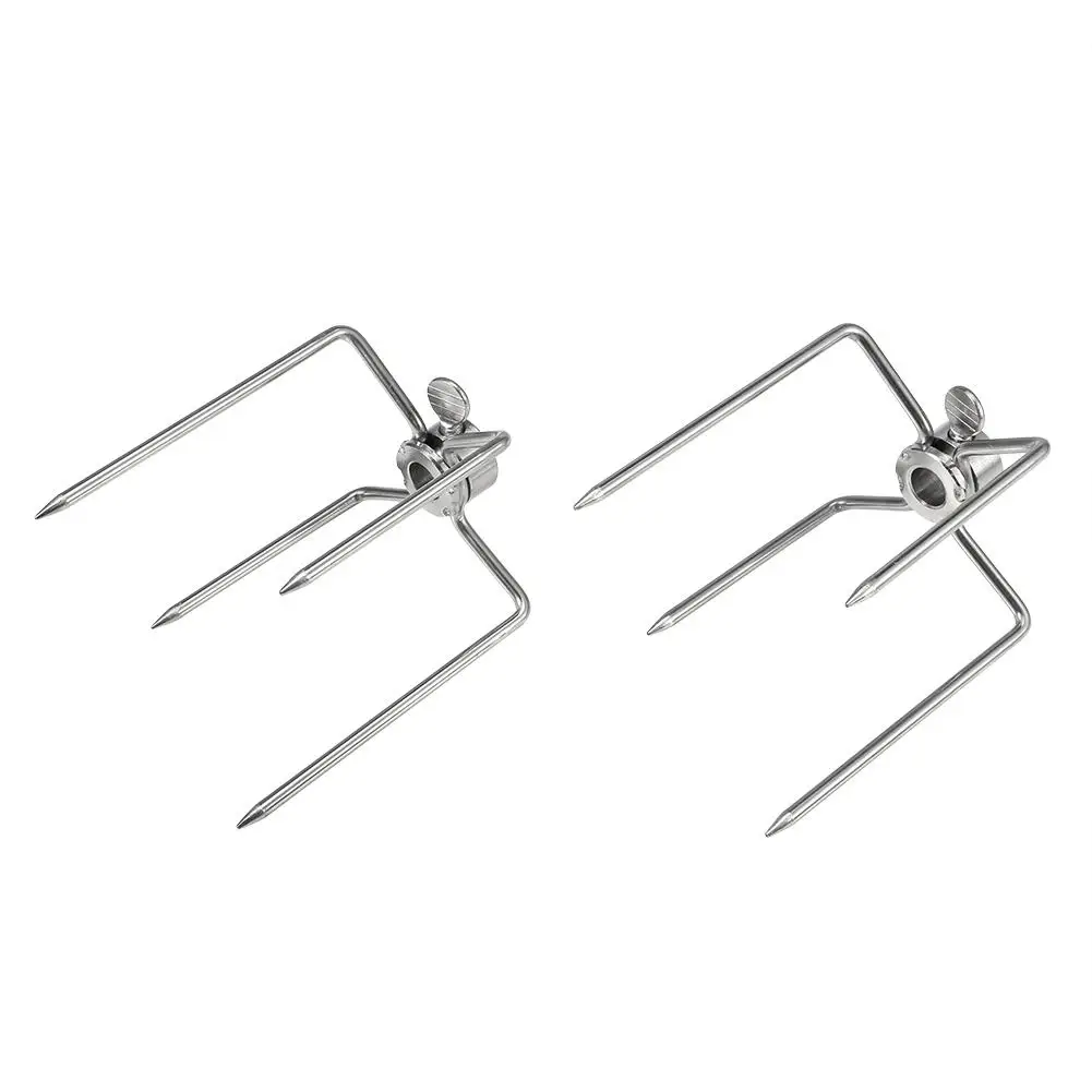 2PCS Multifunctional Stainless Steel BBQ Fork Grill Fork to fork chicken fish meat Roast Spit Barbecue Tool
2PCS Multifunctional Stainless Steel BBQ Fork Grill Fork to fork chicken fish meat Roast Spit Barbecue Tool