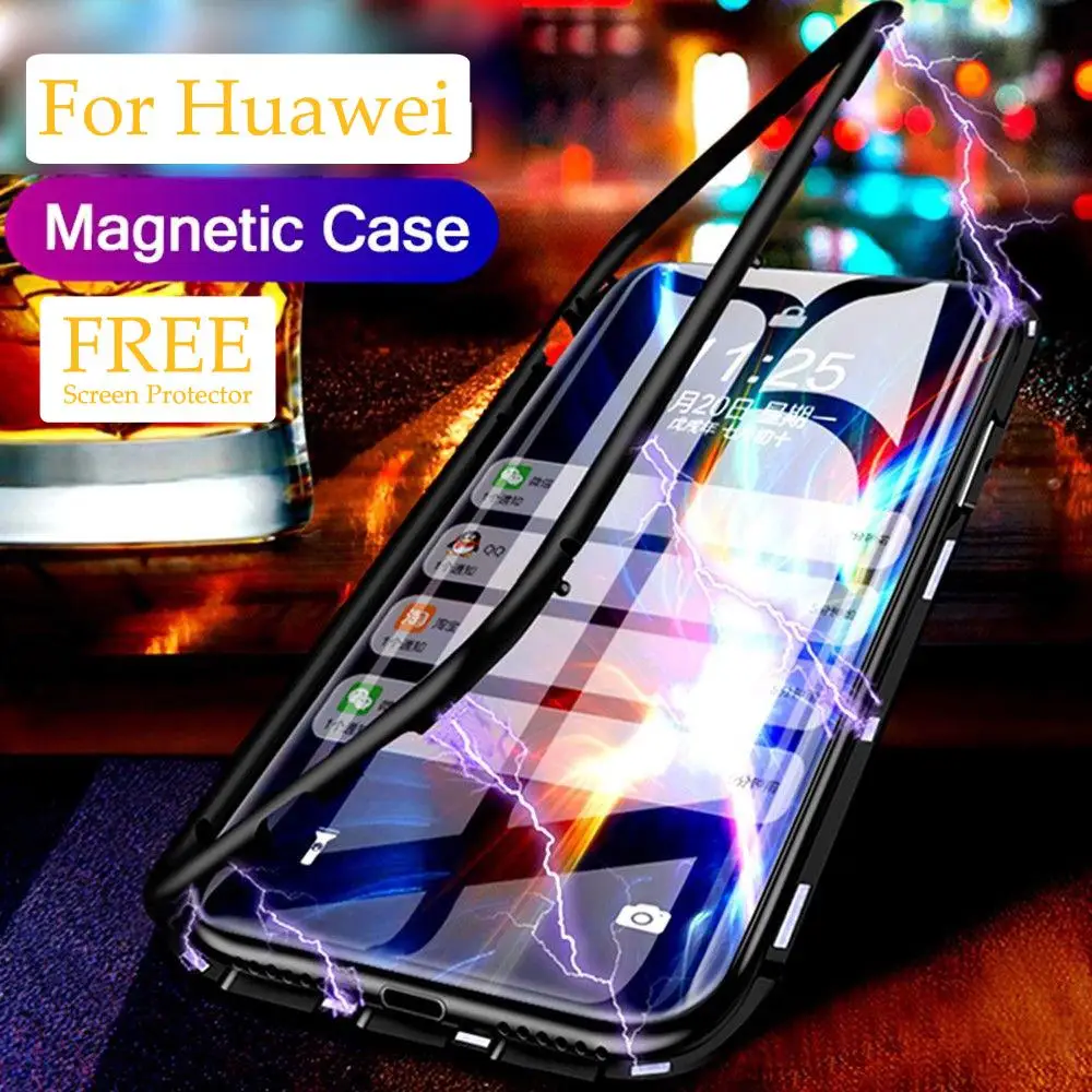 For Huawei Mate 20 Pro P20 Lite Magnetic Adsorption Case Cover with Free Screen Protector
For Huawei Mate 20 Pro P20 Lite Magnetic Adsorption Case Cover with Free Screen Protector