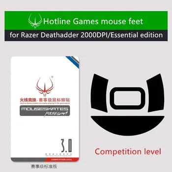 New Arrival 1 pack Hotline Games competition level mouse skates FTPE mouse feet for Razer Deathadder 2000DPI/Essential edition
New Arrival 1 pack Hotline Games competition level mouse skates FTPE mouse feet for Razer Deathadder 2000DPI/Essential edition