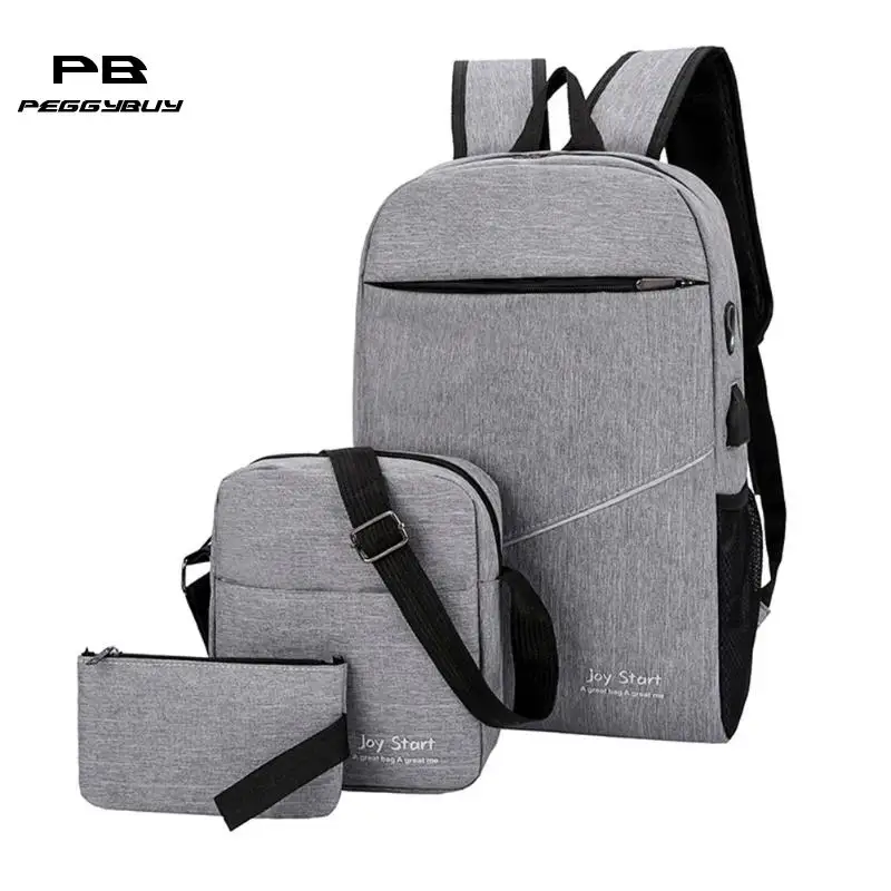 3pcs/set Womens Mens Backpacks Bags Unisex Travel Nylon Purse Shoulder School Bags Clutch Solid Color 4 Colors mochila feminina
3pcs/set Womens Mens Backpacks Bags Unisex Travel Nylon Purse Shoulder School Bags Clutch Solid Color 4 Colors mochila feminina