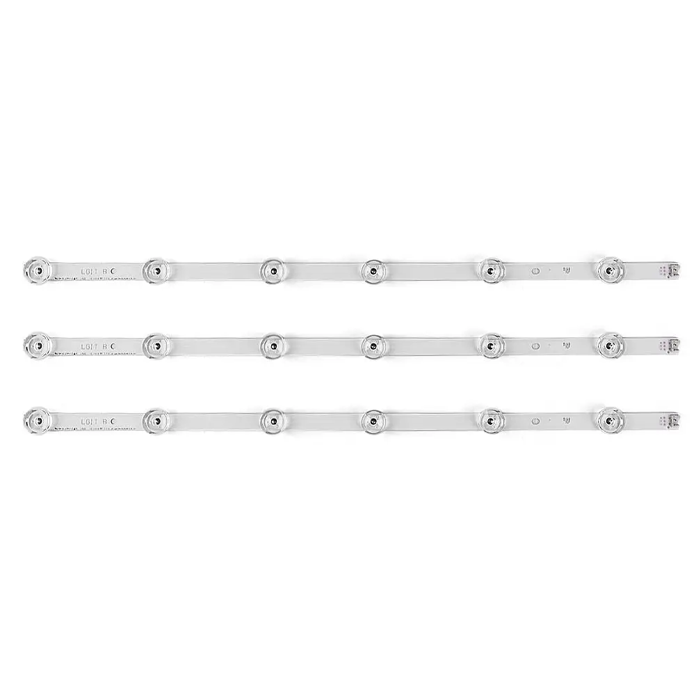 3PCS LED Backlight Strip High Brightness Aluminum Substrate Quick Heat Dissipation Lamp for 32" LG LCD TV Innotek Drt 3.0 TV
3PCS LED Backlight Strip High Brightness Aluminum Substrate Quick Heat Dissipation Lamp for 32" LG LCD TV Innotek Drt 3.0 TV