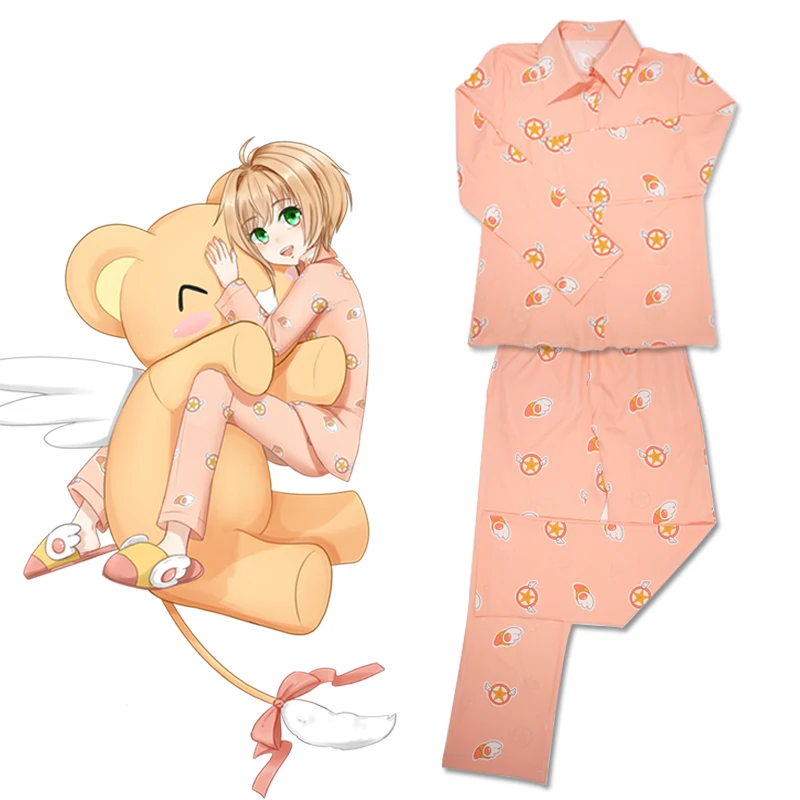 Milky Way Anime Card Captor Sakura Sleepwear Pajamas Girl Longsleeves Costume Adult
Milky Way Anime Card Captor Sakura Sleepwear Pajamas Girl Longsleeves Costume Adult