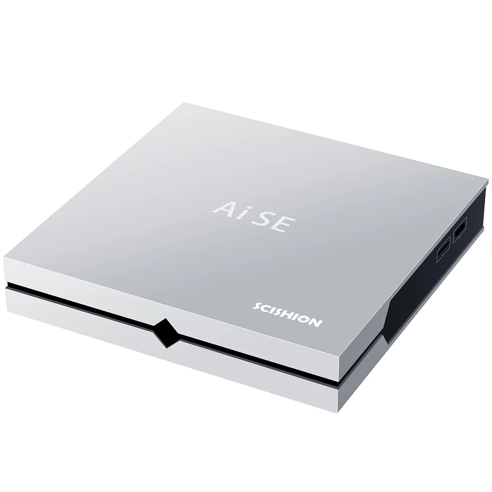 Scishion Ai SE Game Box Smart Multimedia Player Android7.1 4GB DDR4 2.4G 5G WiFi Support 4K H.265 100Mbps LAN USB3.0 Type-C
Scishion Ai SE Game Box Smart Multimedia Player Android7.1 4GB DDR4 2.4G 5G WiFi Support 4K H.265 100Mbps LAN USB3.0 Type-C