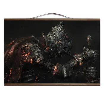 Dark Souls 2 3 poster for HD canvas posters decoration painting with solid wood hanging scroll
Dark Souls 2 3 poster for HD canvas posters decoration painting with solid wood hanging scroll