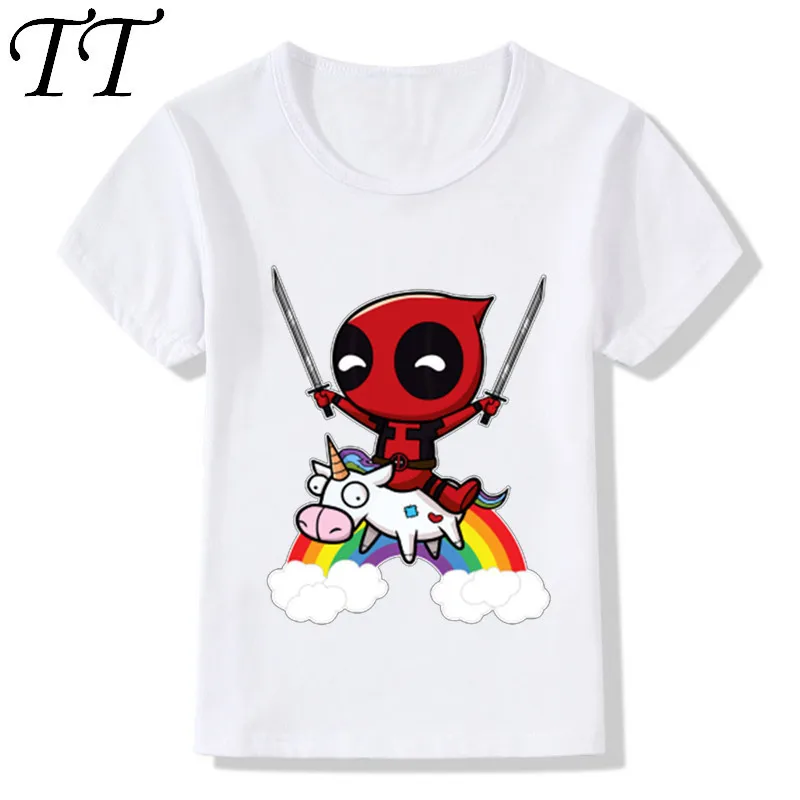 2018 Deadpool Superhero Funny Children T-Shirts Summer Tops Short Sleeve Boys/Girls Clothes Cute Unicorn Baby Kids Tees,HKP2237
2018 Deadpool Superhero Funny Children T-Shirts Summer Tops Short Sleeve Boys/Girls Clothes Cute Unicorn Baby Kids Tees,HKP2237