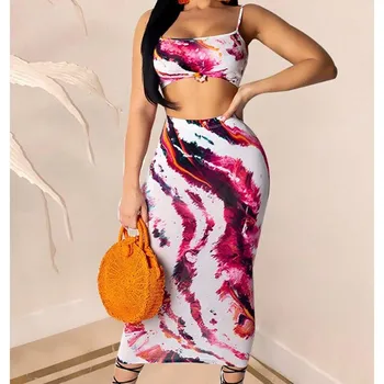2019 New Women Floral Print Sexy 2 Piece Set Summer Crop Top Midi Skirts Casual Suit Short Sleeveless Skinny Outfit
2019 New Women Floral Print Sexy 2 Piece Set Summer Crop Top Midi Skirts Casual Suit Short Sleeveless Skinny Outfit