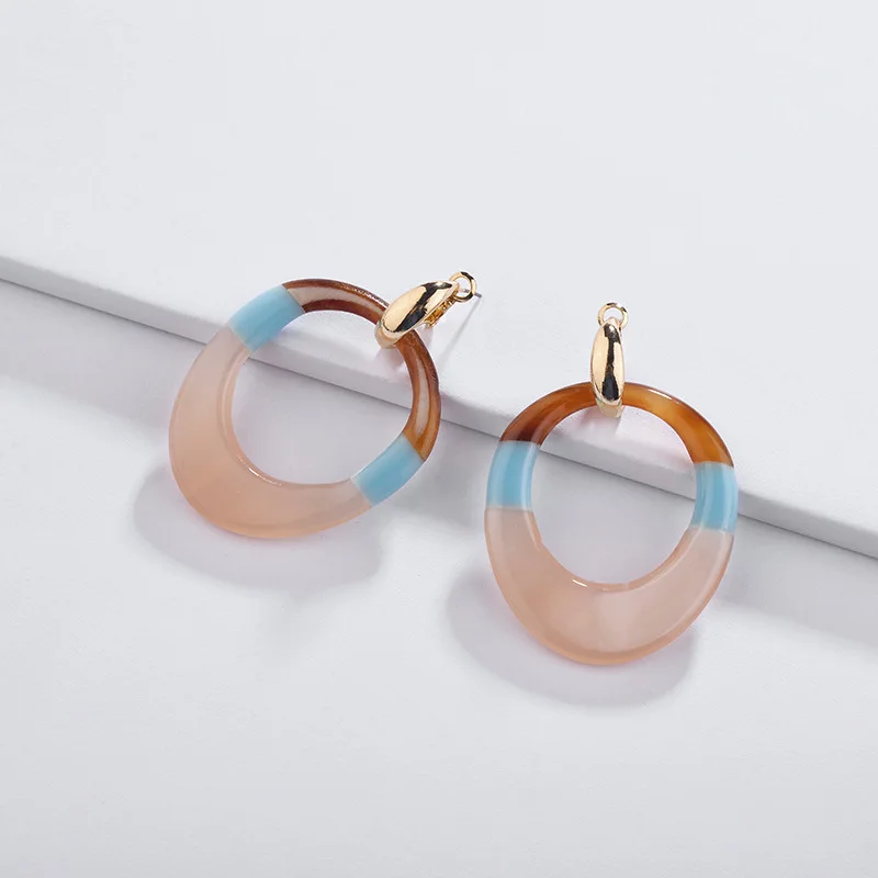 Geometric Spliced Spliced Colorful Acrylic Acetate Sheet Earrings Fashion Brand Boho Women Jewelry Stud Earrings NEW-2019
Geometric Spliced Spliced Colorful Acrylic Acetate Sheet Earrings Fashion Brand Boho Women Jewelry Stud Earrings NEW-2019