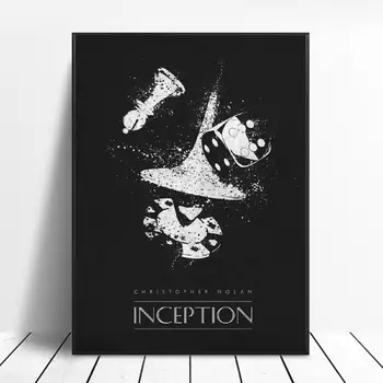 Inception Black & White Classic Movie Posters Silk WALL Art Decor Painting No Frame
Inception Black & White Classic Movie Posters Silk WALL Art Decor Painting No Frame