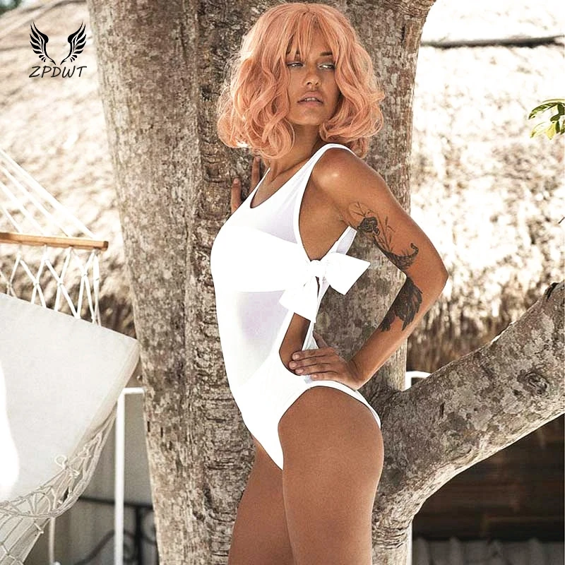 ZPDWT 2019 New White Mesh One Piece Swimsuit Bow Swimwear Women Mesh Monokini Scoop Bathing Suit Bodysuit Maillot De Bain Femme
ZPDWT 2019 New White Mesh One Piece Swimsuit Bow Swimwear Women Mesh Monokini Scoop Bathing Suit Bodysuit Maillot De Bain Femme