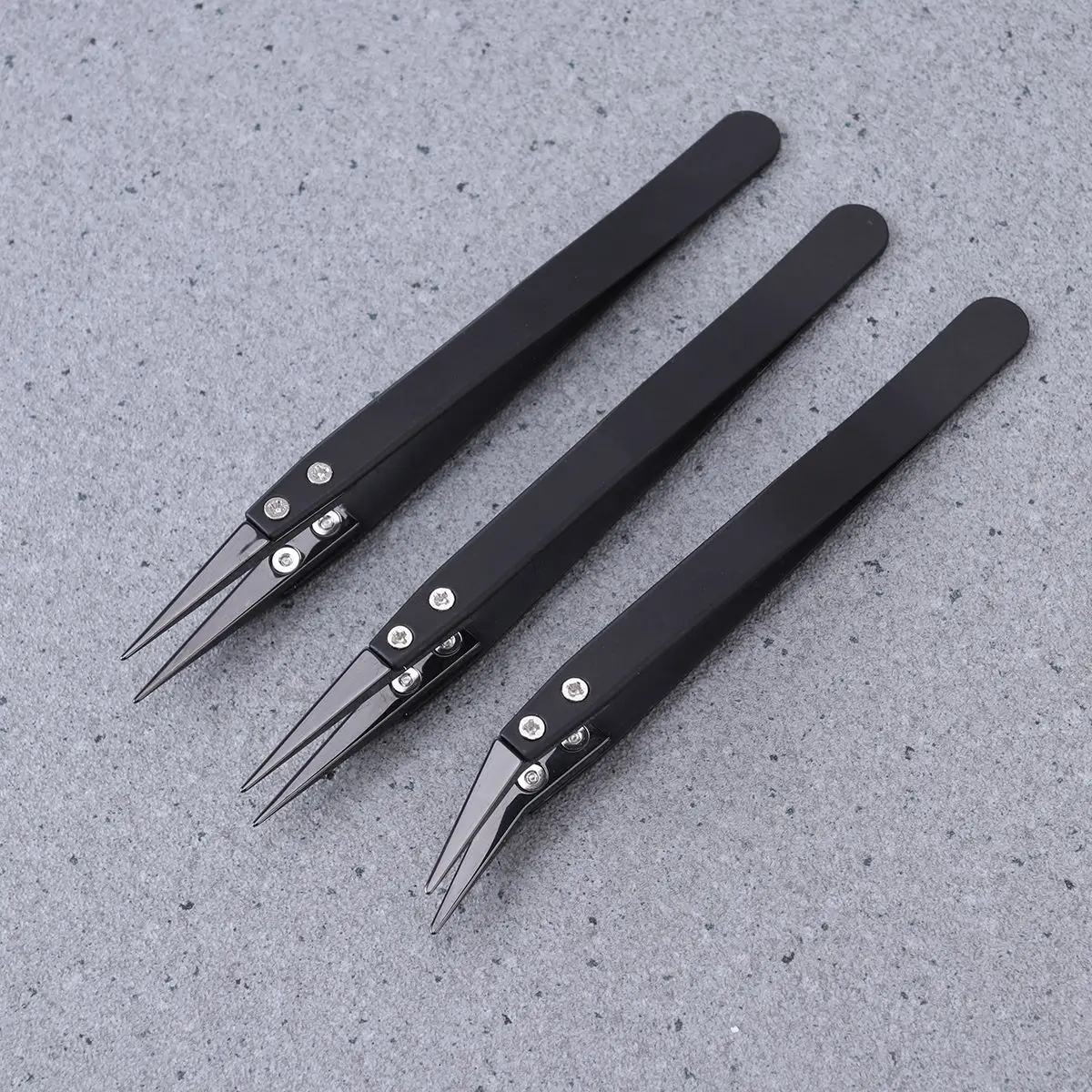 Straight And Curved Precision Ceramic Tweezers Set Anti-Static Anti-Magnetic Heat Resistant Tweezers For Pinching Coils
Straight And Curved Precision Ceramic Tweezers Set Anti-Static Anti-Magnetic Heat Resistant Tweezers For Pinching Coils