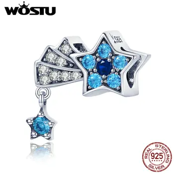 WOSTU Genuine 100% 925 Sterling Silver Blue Secret Star Beads Fit Original DIY Charm Bracelet Original S925 Jewelry Gift CQC912
WOSTU Genuine 100% 925 Sterling Silver Blue Secret Star Beads Fit Original DIY Charm Bracelet Original S925 Jewelry Gift CQC912