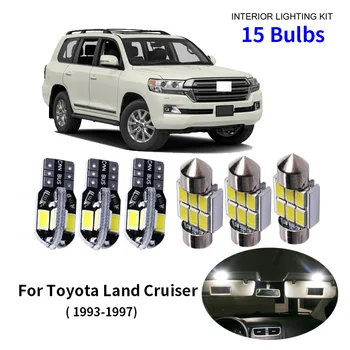 15pcs Car Accessories White Interior LED Light Bulbs Package Kit For 1993-1997 Toyota Land Cruiser T10 31MM Map Dome Trunk Lamp
15pcs Car Accessories White Interior LED Light Bulbs Package Kit For 1993-1997 Toyota Land Cruiser T10 31MM Map Dome Trunk Lamp
