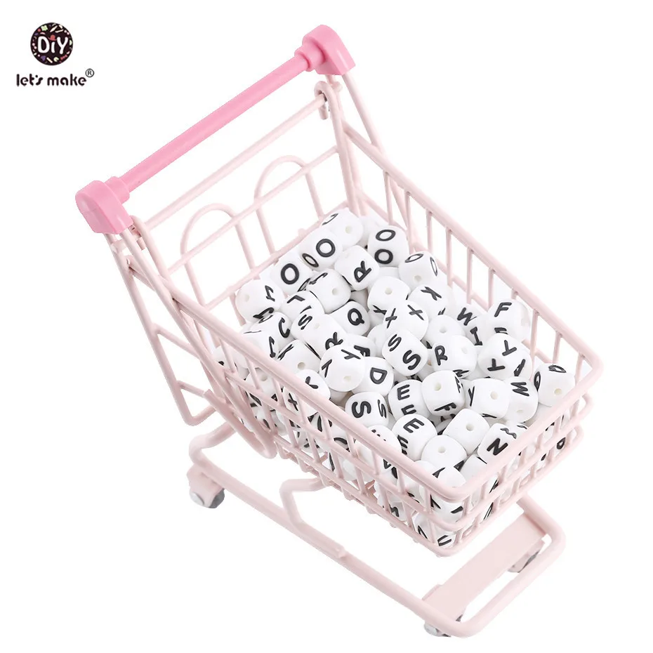 Let's Make 50pc Perle Silicone Letters 10mm/12mm Beads Baby Teether Food Grade Silicone Teether DIY Baby Products Teething Toys
Let's Make 50pc Perle Silicone Letters 10mm/12mm Beads Baby Teether Food Grade Silicone Teether DIY Baby Products Teething Toys