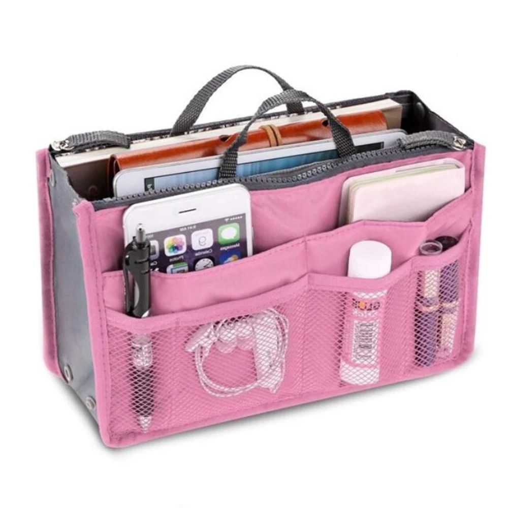 Portable Women Handbag Multifunction Double Zipper Travel Cosmetic Handbag Organizer
Portable Women Handbag Multifunction Double Zipper Travel Cosmetic Handbag Organizer