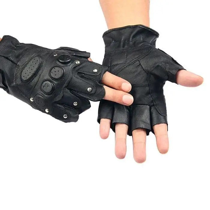 1Pair Bicycle Motorcross Combat Gloves Tactical Fingerless Rivets Punk Gloves Military Army Shooting Paintball Gloves Black
1Pair Bicycle Motorcross Combat Gloves Tactical Fingerless Rivets Punk Gloves Military Army Shooting Paintball Gloves Black