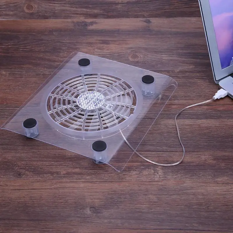 High Quality Laptop USB Air Cooling Fan LED Light Cooler Pad Blue LED Large Single Cooling Fans for PC Notebook(Random)
High Quality Laptop USB Air Cooling Fan LED Light Cooler Pad Blue LED Large Single Cooling Fans for PC Notebook(Random)