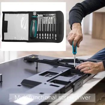 9pcs Screwdriver Set S2 Alloy Steel Replaced Precision Screwdriver Blade Heads Opening Repair Tool Kit
9pcs Screwdriver Set S2 Alloy Steel Replaced Precision Screwdriver Blade Heads Opening Repair Tool Kit