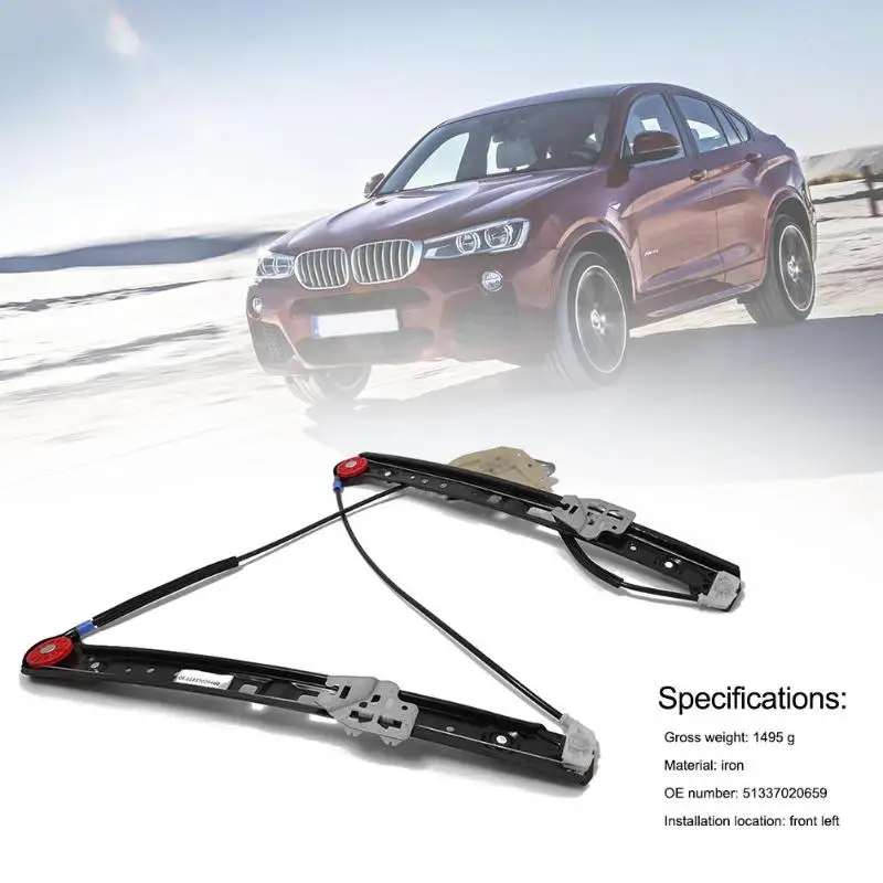 Front Right Side Window Regulator w/Motor 51337020660 for BMW 3 Series E46 Rron Material 550 x 150 60 mm regulator | Автомобили и