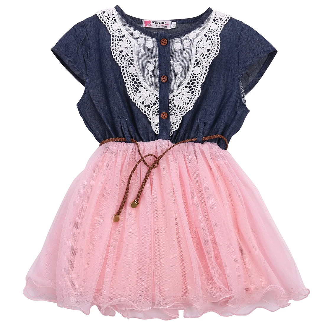 Summer Sundress Baby Girls Dress Party Flower Denim Tulle Tutu Princess Dresses Gown Formal Dresses Vestidos 1-6Y
Summer Sundress Baby Girls Dress Party Flower Denim Tulle Tutu Princess Dresses Gown Formal Dresses Vestidos 1-6Y