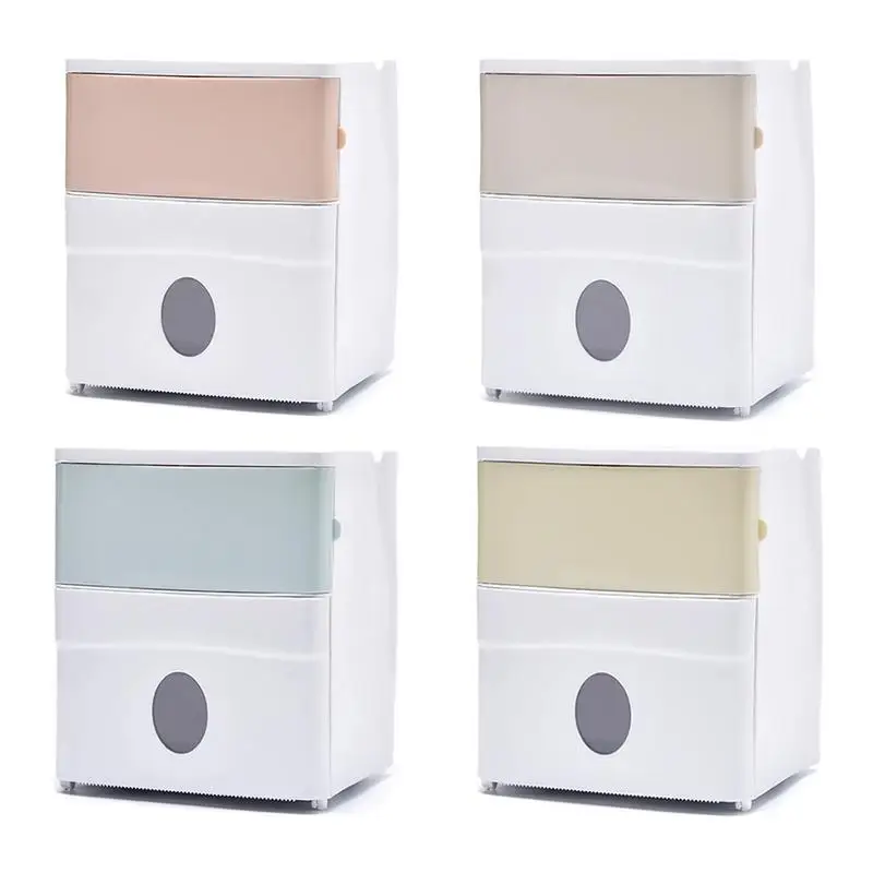 Creative Double-layer Tissue Box Waterproof Multifunction Bathroom Toiletries Shelf Punch-free Storage Box Home Decoration
Creative Double-layer Tissue Box Waterproof Multifunction Bathroom Toiletries Shelf Punch-free Storage Box Home Decoration