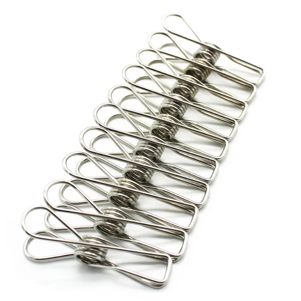New Clothes Pegs 50pcs/set Durable Multi-purpose Utility Stainless Steel Clothes Clips Hooks Pins For Home Towel Clips Bathroom
New Clothes Pegs 50pcs/set Durable Multi-purpose Utility Stainless Steel Clothes Clips Hooks Pins For Home Towel Clips Bathroom
