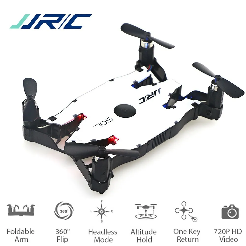 

JJR/C JJRC H49 SOL Ultrathin Wifi FPV Selfie Drone 720P Camera Auto Foldable Arm Altitude Hold RC Quadcopter VS H37 H47 E57 Dron