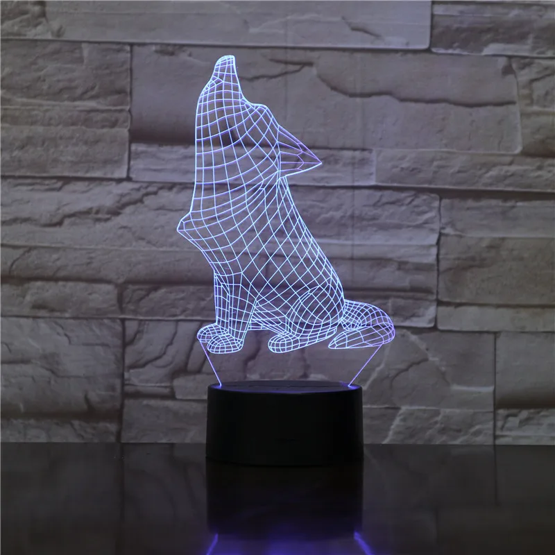 Лампа для собак, 3D ночник, детская игрушка, светодиодная сенсорная настольная лампа 3D 7 цветов, мигасветильник льник, рождественские украшения для дома 1916
Лампа для собак, 3D ночник, детская игрушка, светодиодная сенсорная настольная лампа 3D 7 цветов, мигасветильник льник, рождественские украшения для дома 1916