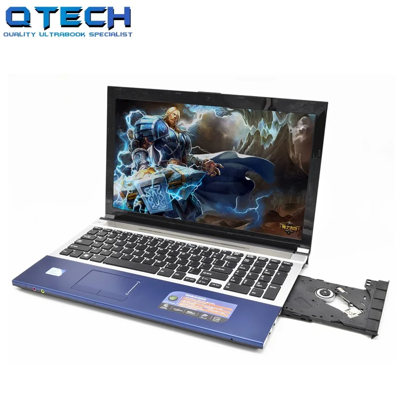 

15.6" Core i7 Gaming Notebook PC 8GB RAM SSD 128GB /64GB +750GB/ 1TB HDD CPU Intel Metal Arabic AZERTY Spanish Russian Keyboard