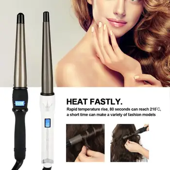 New Hair Curler Ceramic Styling Tool Professional Hair Curling Iron Hair Waver Pear Flower Cone LCD
New Hair Curler Ceramic Styling Tool Professional Hair Curling Iron Hair Waver Pear Flower Cone LCD