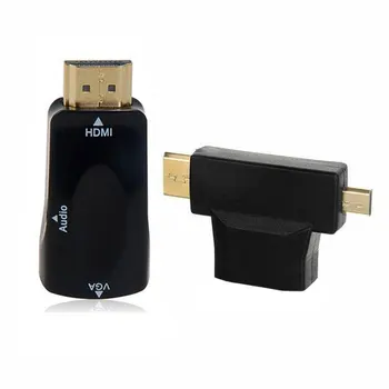 10pcs/lot CY 3 in 1 Mini & Micro & HDMI to VGA Output Video Adapter with 3.5mm Audio for Tablet & Projector & Monitor
10pcs/lot CY 3 in 1 Mini & Micro & HDMI to VGA Output Video Adapter with 3.5mm Audio for Tablet & Projector & Monitor