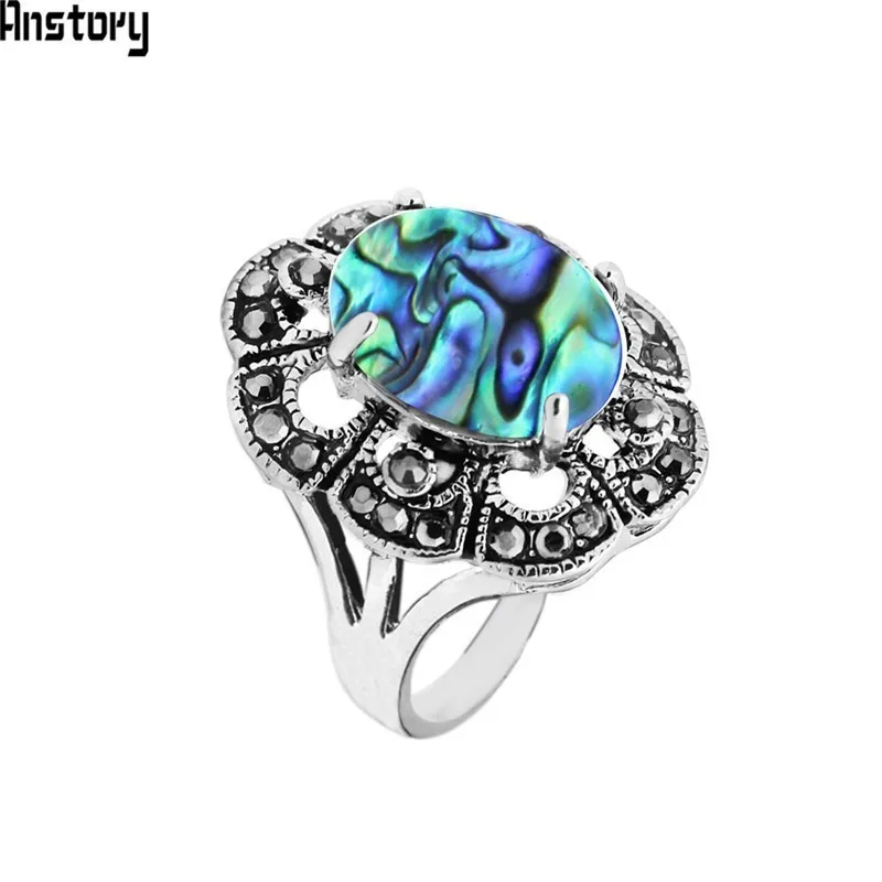 Oval Shell Finger Rings For Women Antique Silver Plated Rhinestone Flower Party Ring Jewelry TR744
Oval Shell Finger Rings For Women Antique Silver Plated Rhinestone Flower Party Ring Jewelry TR744