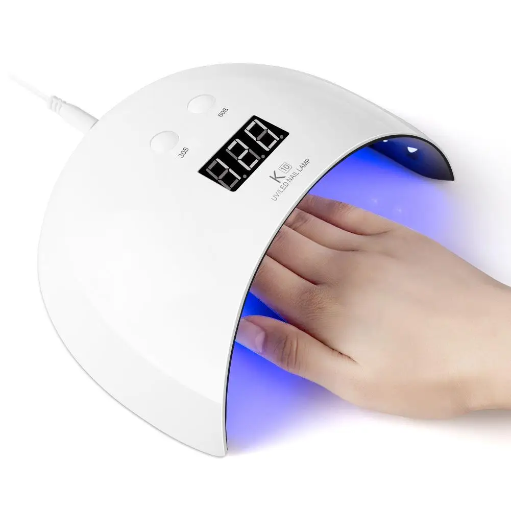 Professional Nail Machine Phototherapy 24W LED UV Light Lamp White Nails Gel Polish Dryer Nails Art Manicure Machine Accessoires
Professional Nail Machine Phototherapy 24W LED UV Light Lamp White Nails Gel Polish Dryer Nails Art Manicure Machine Accessoires