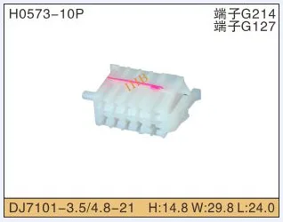 5set 10P Automobile Waterproof Automotive Line Terminal Auto Wire Terminals Electrical 10 Pin Connectors Dj7101 3.5 / 4.8-21
5set 10P Automobile Waterproof Automotive Line Terminal Auto Wire Terminals Electrical 10 Pin Connectors Dj7101 3.5 / 4.8-21