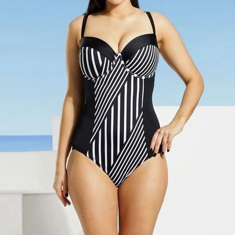 sexy swimsuit Fat Bikini Woman large size swimsuits Yard Stripe Summer Beachwear One Piece Swimsuits Bra Swimsuits Beach Suit
sexy swimsuit Fat Bikini Woman large size swimsuits Yard Stripe Summer Beachwear One Piece Swimsuits Bra Swimsuits Beach Suit