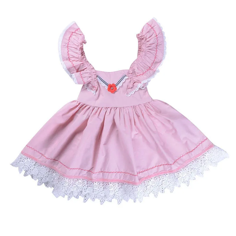 Cute Baby Girls Dress Lace Floral Party Dress Solid Ruffles Sleeveless Sundress Girls Summer Clothing Baby Dresses
Cute Baby Girls Dress Lace Floral Party Dress Solid Ruffles Sleeveless Sundress Girls Summer Clothing Baby Dresses