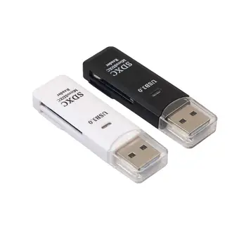 Portable 2 in 1 USB3.0 TF/Micro SD SDXC Memory Card Reader Adapter for PC Laptop Reader
Portable 2 in 1 USB3.0 TF/Micro SD SDXC Memory Card Reader Adapter for PC Laptop Reader