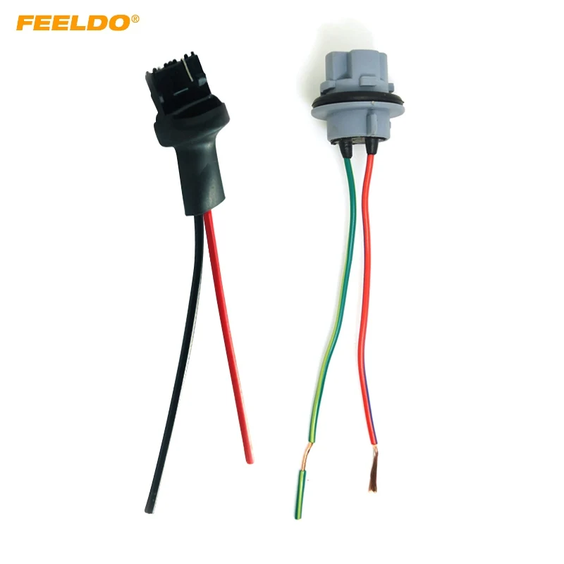 LEEWA 2pcs/set Car LED Bulb Light 7440/7441/1881 Male & Female Socket Plug With 2-wire Extended Wire Connector #CA5969
LEEWA 2pcs/set Car LED Bulb Light 7440/7441/1881 Male & Female Socket Plug With 2-wire Extended Wire Connector #CA5969