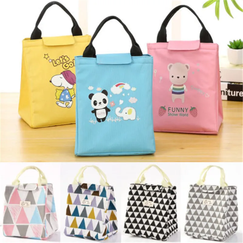 Women Kids Men Tote Insulated Canvas Box Bag Thermal Cooler Food Lunch Bag
Women Kids Men Tote Insulated Canvas Box Bag Thermal Cooler Food Lunch Bag