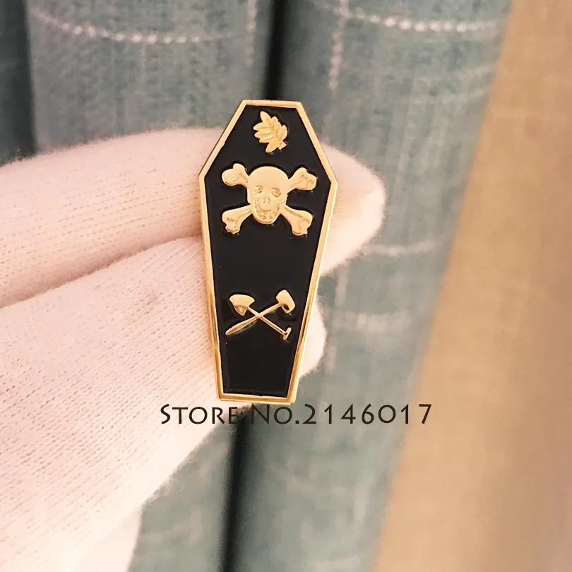 Masonic Akasha Leaf Acacia Sprig Lapel Pins Enamel Metal Badge Coffin Pin and Brooch Master Mason Tracing Board Freemason Skull
Masonic Akasha Leaf Acacia Sprig Lapel Pins Enamel Metal Badge Coffin Pin and Brooch Master Mason Tracing Board Freemason Skull