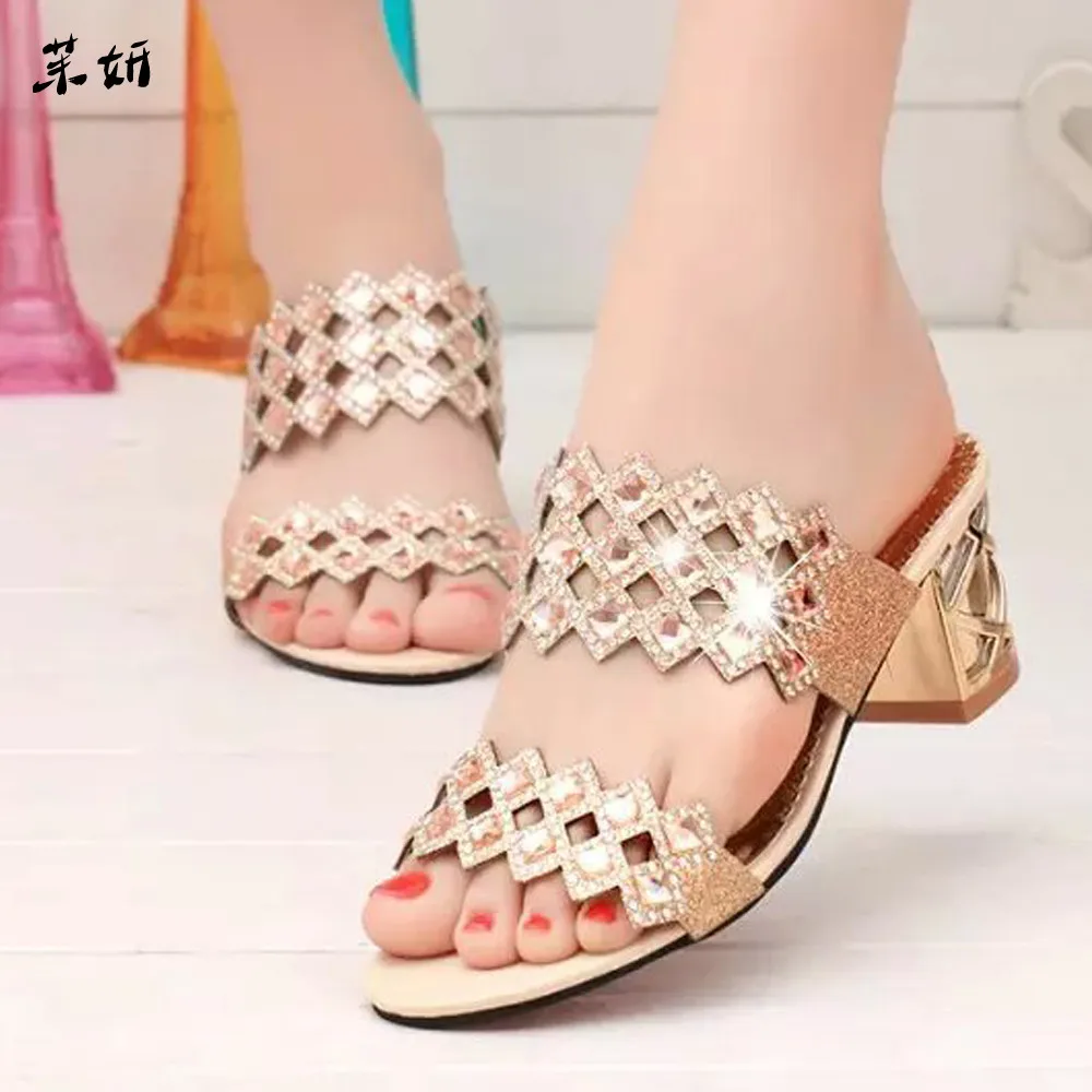 2019 New Summer Fashion Women Big Rhinestone High Heel Sandals Ladies Beach Sandal Chaussures Femme Ete Zapatos Mujer #8
2019 New Summer Fashion Women Big Rhinestone High Heel Sandals Ladies Beach Sandal Chaussures Femme Ete Zapatos Mujer #8