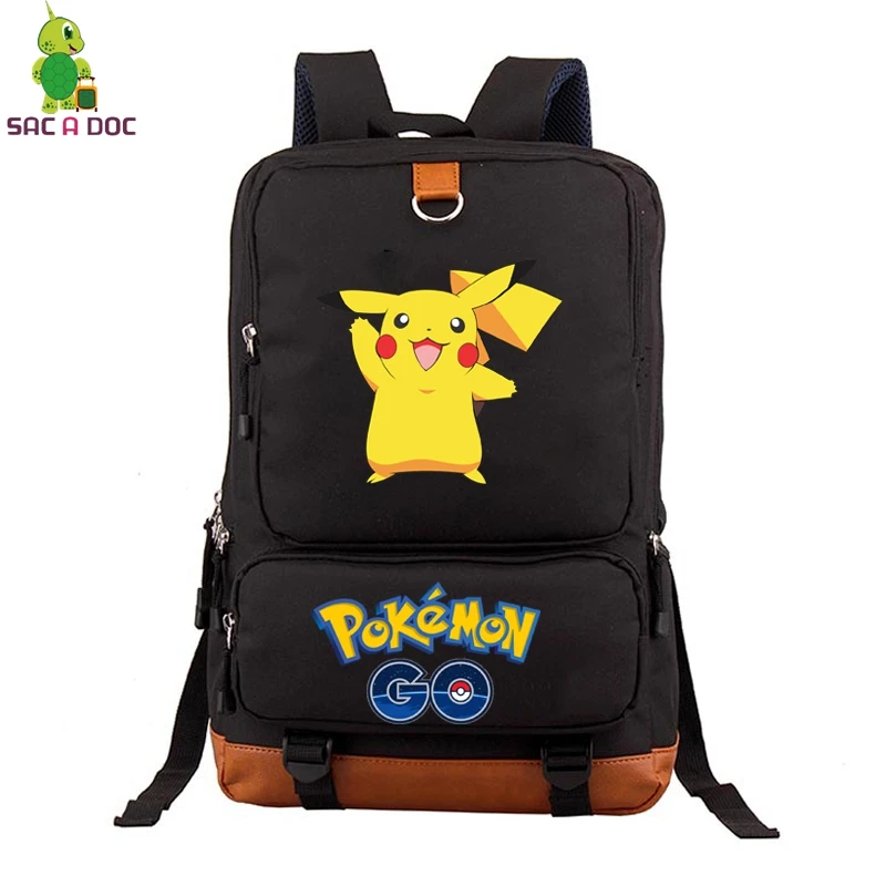 Pokemon Go Pikachu School Bag Laptop Backpack for Teenage Boys Girls Casual Travel Bags Women Men Large Capacity Daily Backpack
Pokemon Go Pikachu School Bag Laptop Backpack for Teenage Boys Girls Casual Travel Bags Women Men Large Capacity Daily Backpack