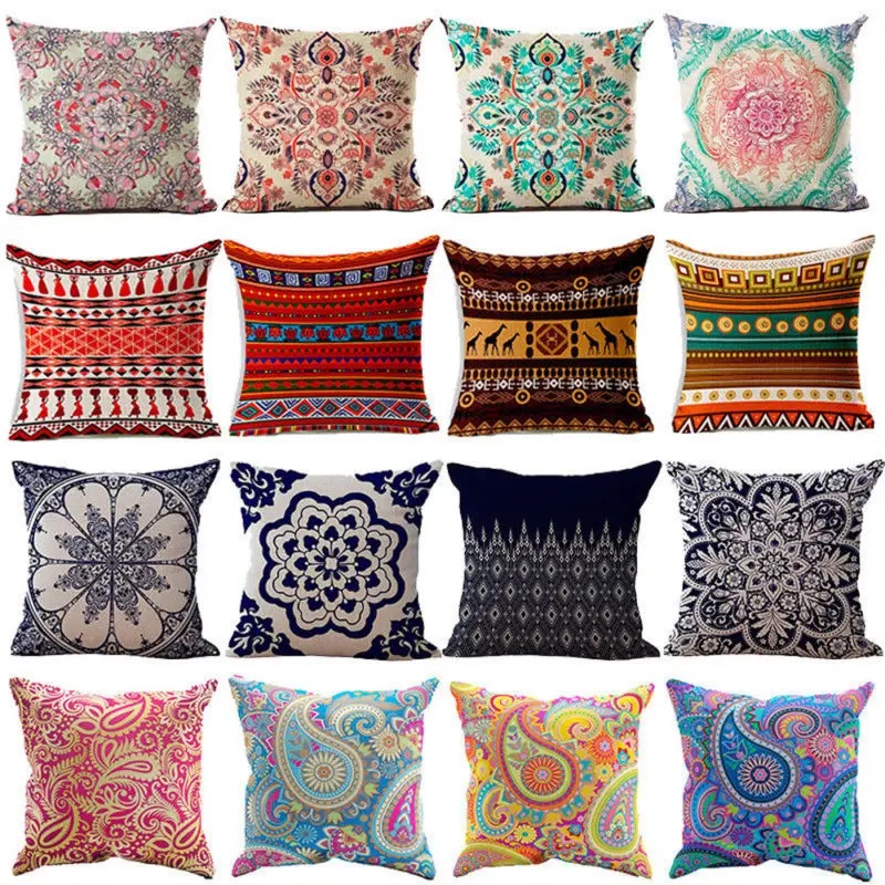 Retro Paisley Bohemia Cotton Linen Pillow Case Cushion Case Fashion Home SoftSofa Room Gifts Single Sides Printing
Retro Paisley Bohemia Cotton Linen Pillow Case Cushion Case Fashion Home SoftSofa Room Gifts Single Sides Printing