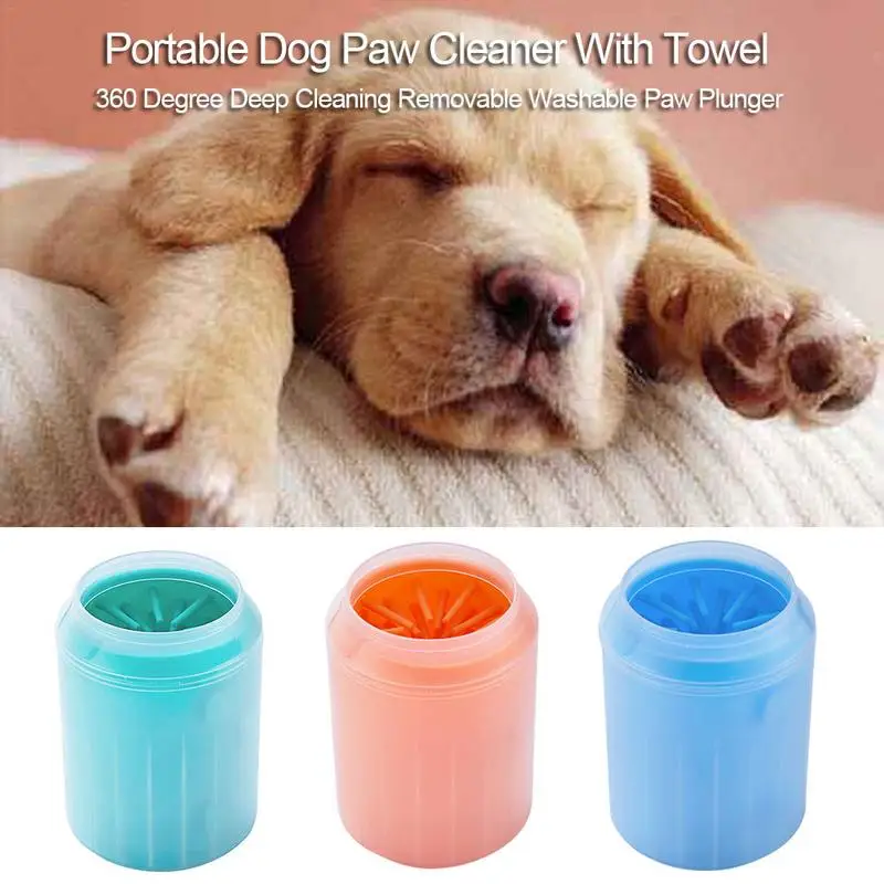 Dog Paw Cleaner Soft Gentle Silicone Portable Pet Foot Washer Cup Paw Clean Brush Quickly Washer Dirty Cat Foot Cleaning Brush
Dog Paw Cleaner Soft Gentle Silicone Portable Pet Foot Washer Cup Paw Clean Brush Quickly Washer Dirty Cat Foot Cleaning Brush