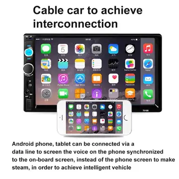 7010B 2DIN 7.0" HD In Dash Car TouchScreen Bluetooth 3.0 Stereo MP5 Support MP3/FM/Rear view camera input/USB/TF/Remote Control
7010B 2DIN 7.0" HD In Dash Car TouchScreen Bluetooth 3.0 Stereo MP5 Support MP3/FM/Rear view camera input/USB/TF/Remote Control