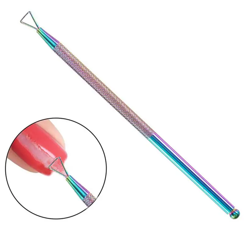 Triangle Head Nail Gel Polish Remover Tool Stainless Steel Rod Cuticle Pusher Lacquer Cleaner Nail Art Tool All for Manicure
Triangle Head Nail Gel Polish Remover Tool Stainless Steel Rod Cuticle Pusher Lacquer Cleaner Nail Art Tool All for Manicure