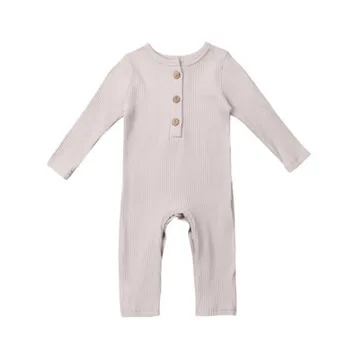 Newborn Baby Boys Girls clothes round neck solid Button long sleeve Jumpsuit kids Toddler cotton casual lovely Romper one pieces
Newborn Baby Boys Girls clothes round neck solid Button long sleeve Jumpsuit kids Toddler cotton casual lovely Romper one pieces
