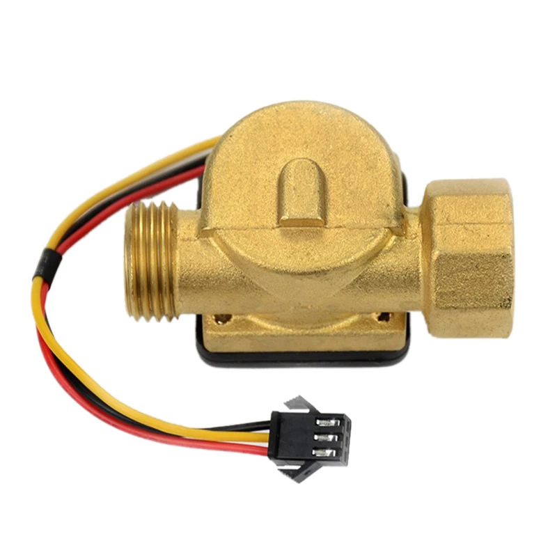 1Pcs G1/2 Water Flow Sensor Dn15 F=10Q 1-30L/Min Hall Flow Meter Copper Water Control Machine Water Heater Flowmeter
1Pcs G1/2 Water Flow Sensor Dn15 F=10Q 1-30L/Min Hall Flow Meter Copper Water Control Machine Water Heater Flowmeter