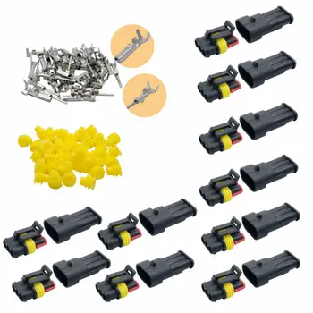 10X Waterproof Electrical Wire Super seal Connector Kit Plug 2/3/4 Pin Way Car Wire Connector Plug 12/24V
10X Waterproof Electrical Wire Super seal Connector Kit Plug 2/3/4 Pin Way Car Wire Connector Plug 12/24V