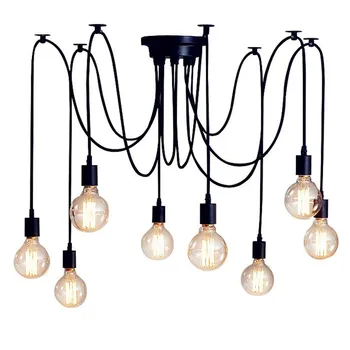 Nordic Spider Pendant Light Retro Pendant Lamp Ceiling Lamp Led Industrial Hanging Lamps Living Room Restaurant Cafe Decoration
Nordic Spider Pendant Light Retro Pendant Lamp Ceiling Lamp Led Industrial Hanging Lamps Living Room Restaurant Cafe Decoration