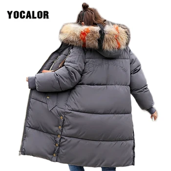 2018 Large Sizes Winter Female Long Coat Warm Quilted Jacket Women Thick Parka Outerwear For Snow Wear Raccoon Fur Hood Puffer
2018 Large Sizes Winter Female Long Coat Warm Quilted Jacket Women Thick Parka Outerwear For Snow Wear Raccoon Fur Hood Puffer